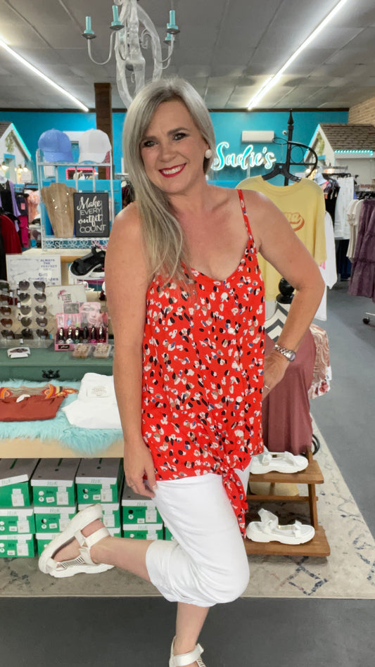 Leopard Cami Top-Plus