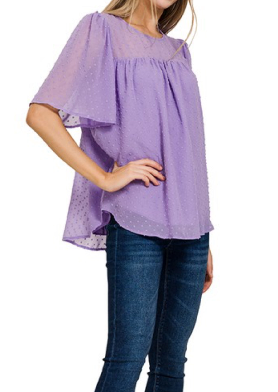 Minky Dot Top