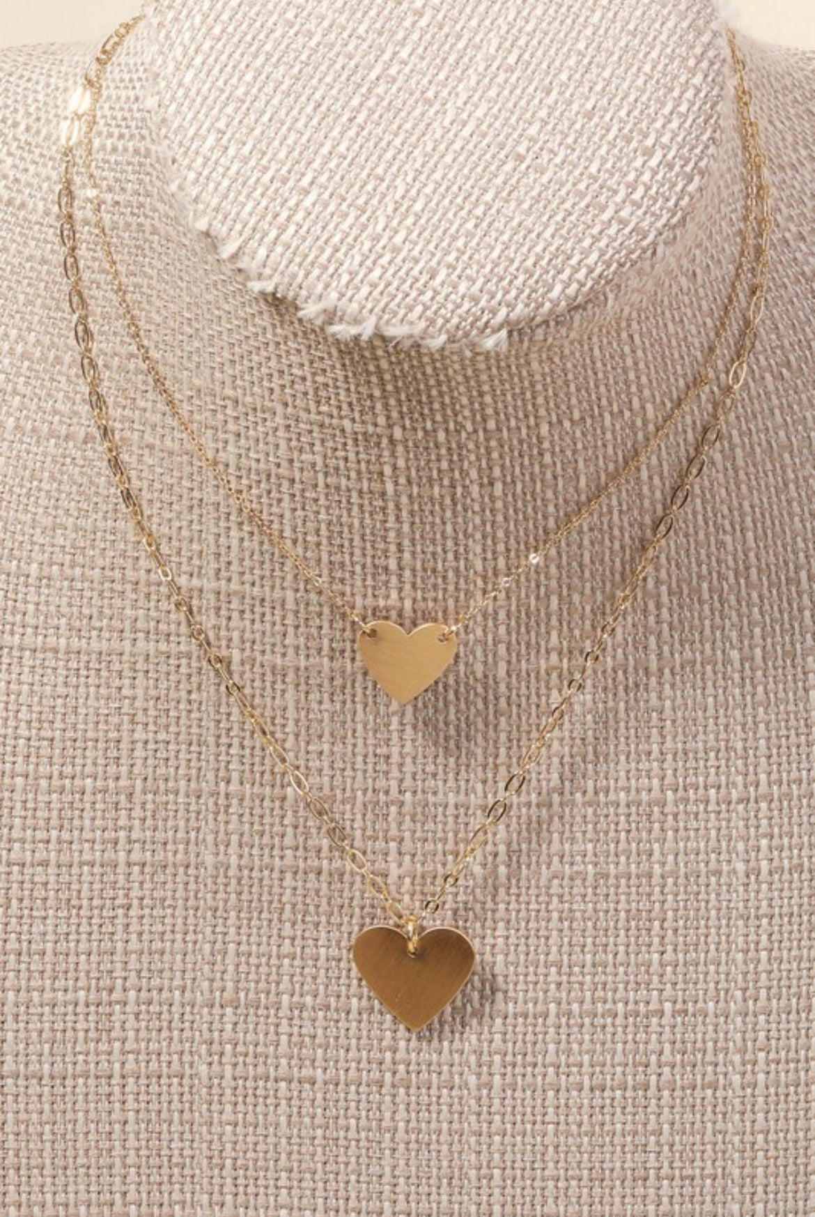 Layered Heart Necklace