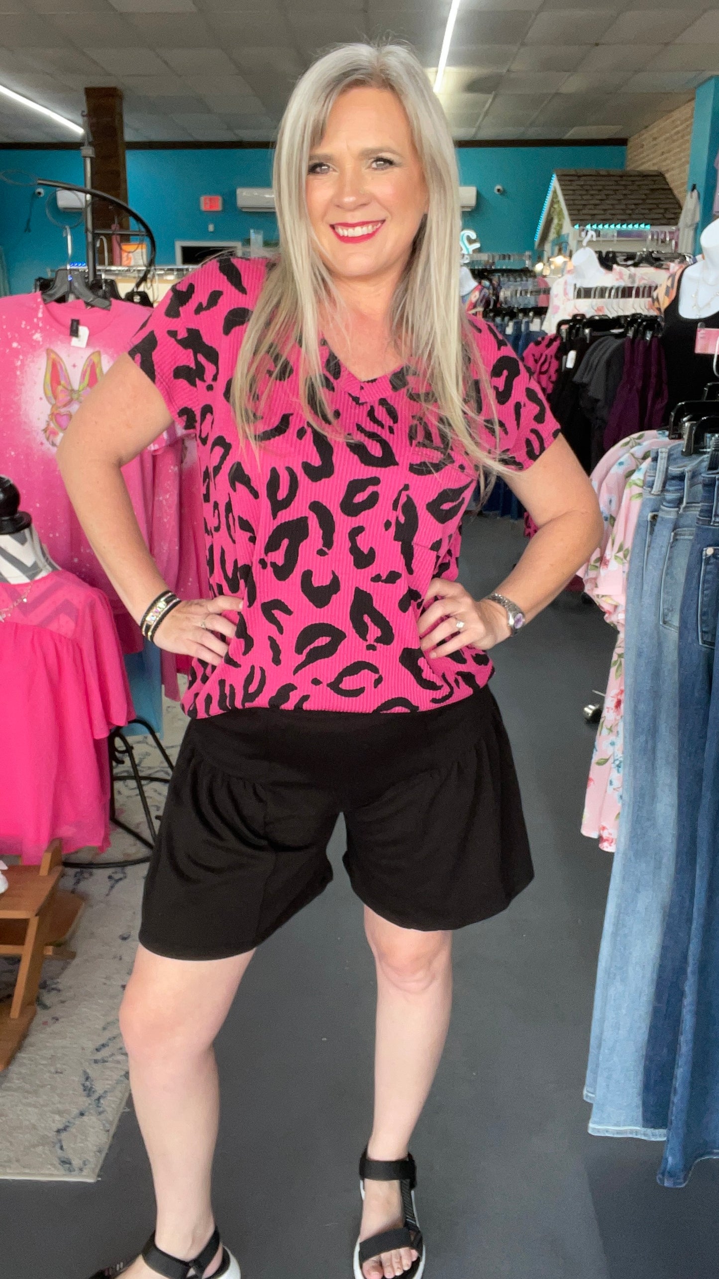 Side Shirred Shorts