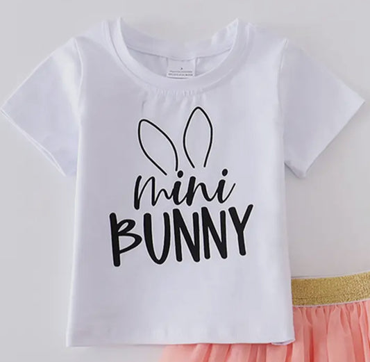 Mini Bunny Tee-Girls