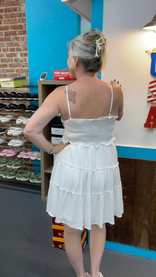 Sweetheart Crochet Dress