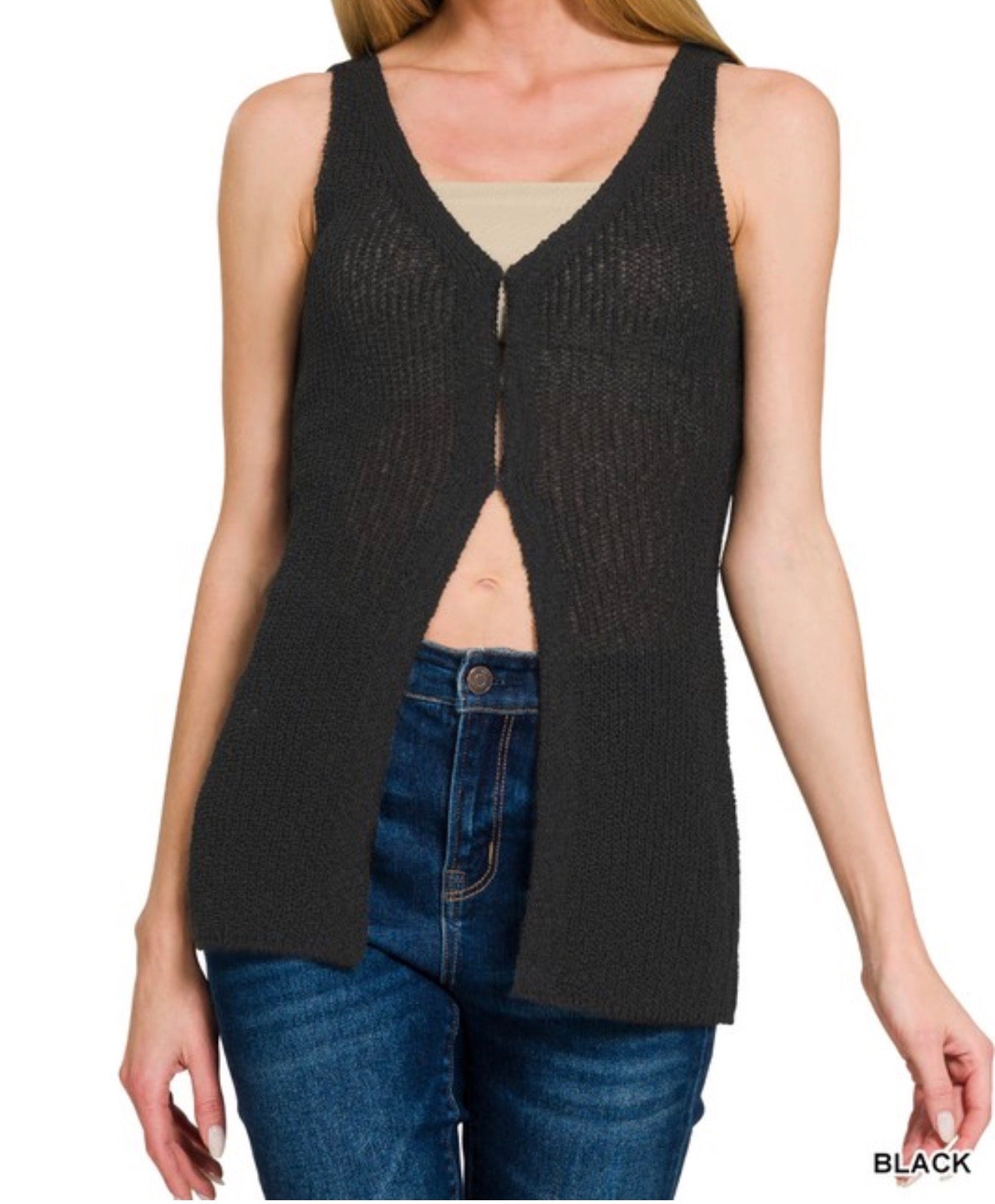Hook & Eye Sweater Vest