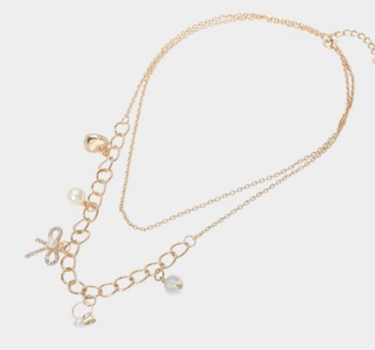 Bow Charm Necklace