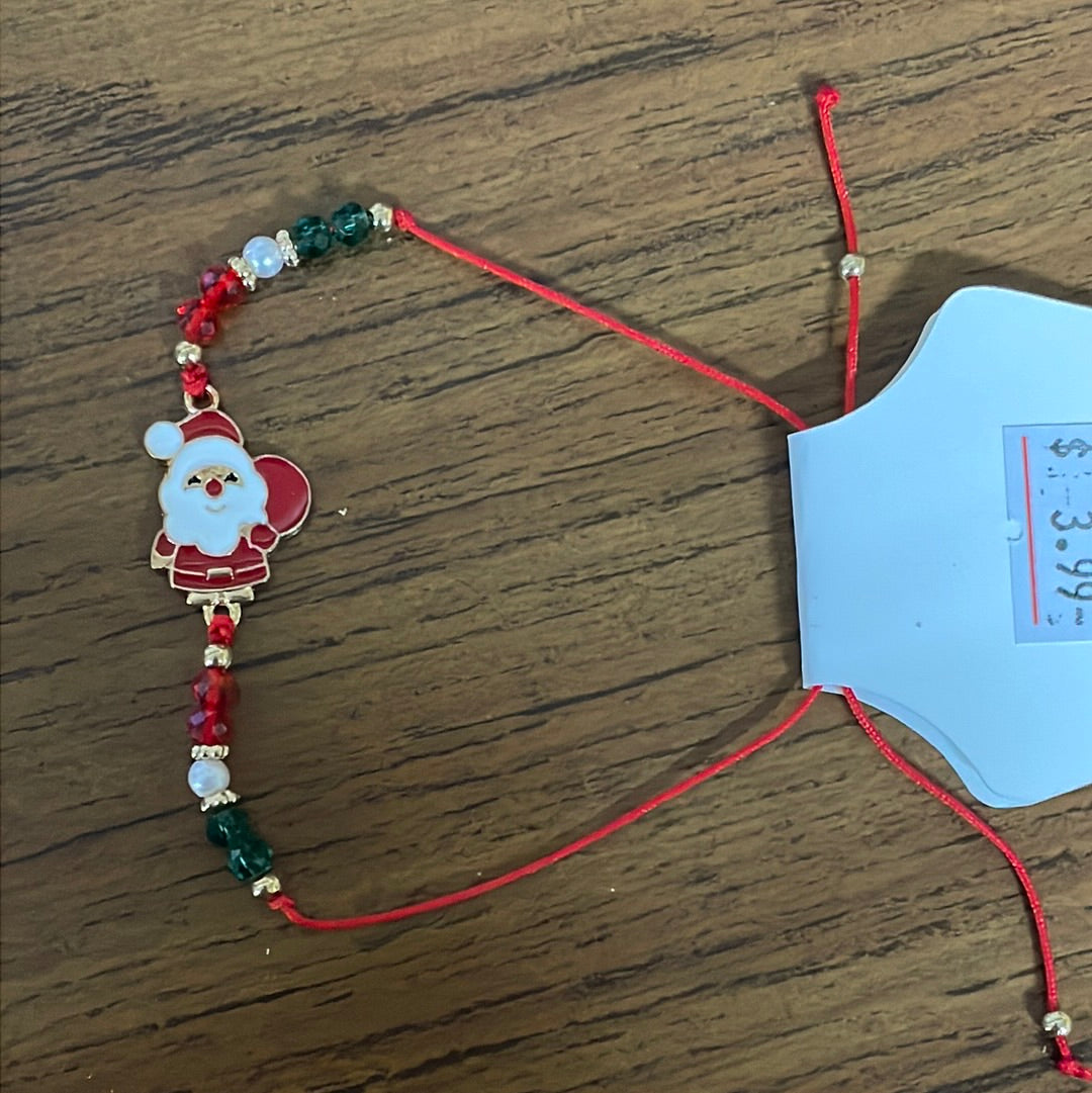 Christmas String Bracelet