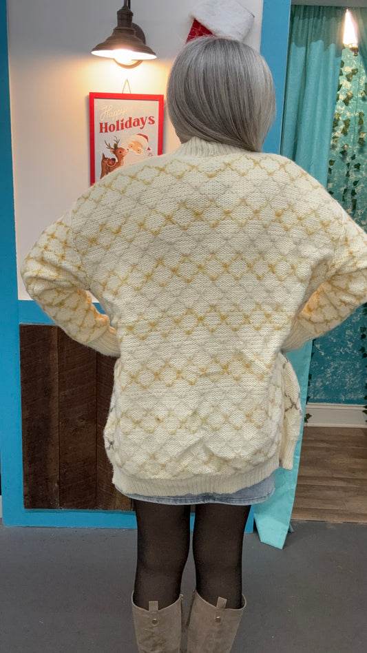 Heavy Sweater Cardigan-Plus