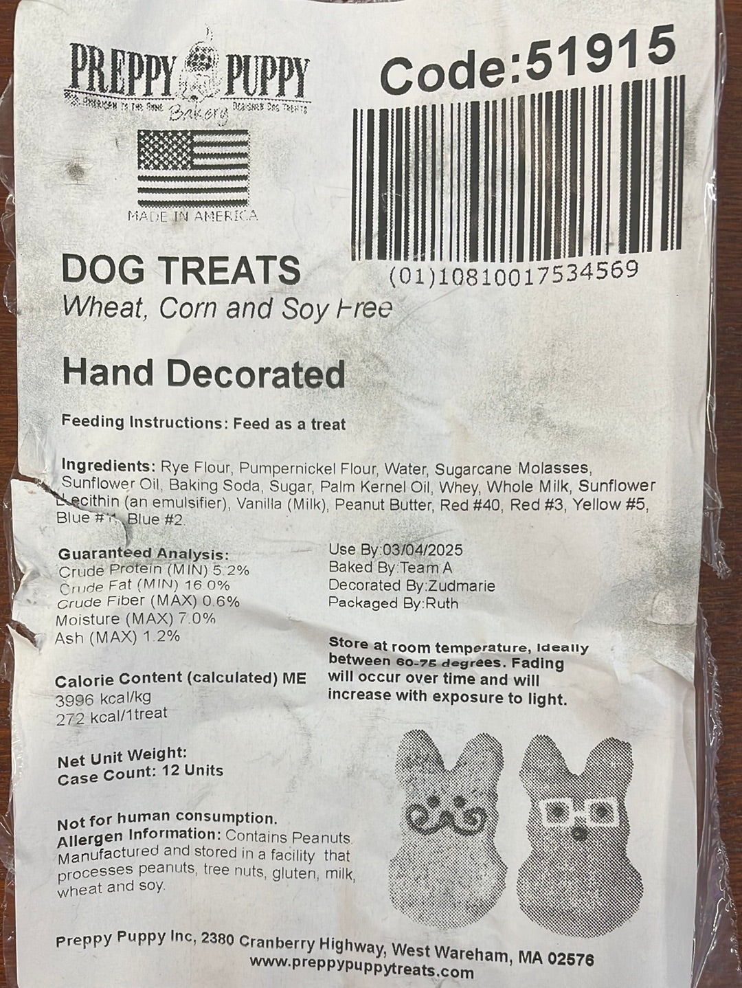 Bunny Dog Cookie