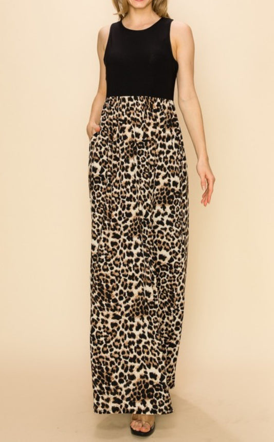 Leopard Maxi Dress