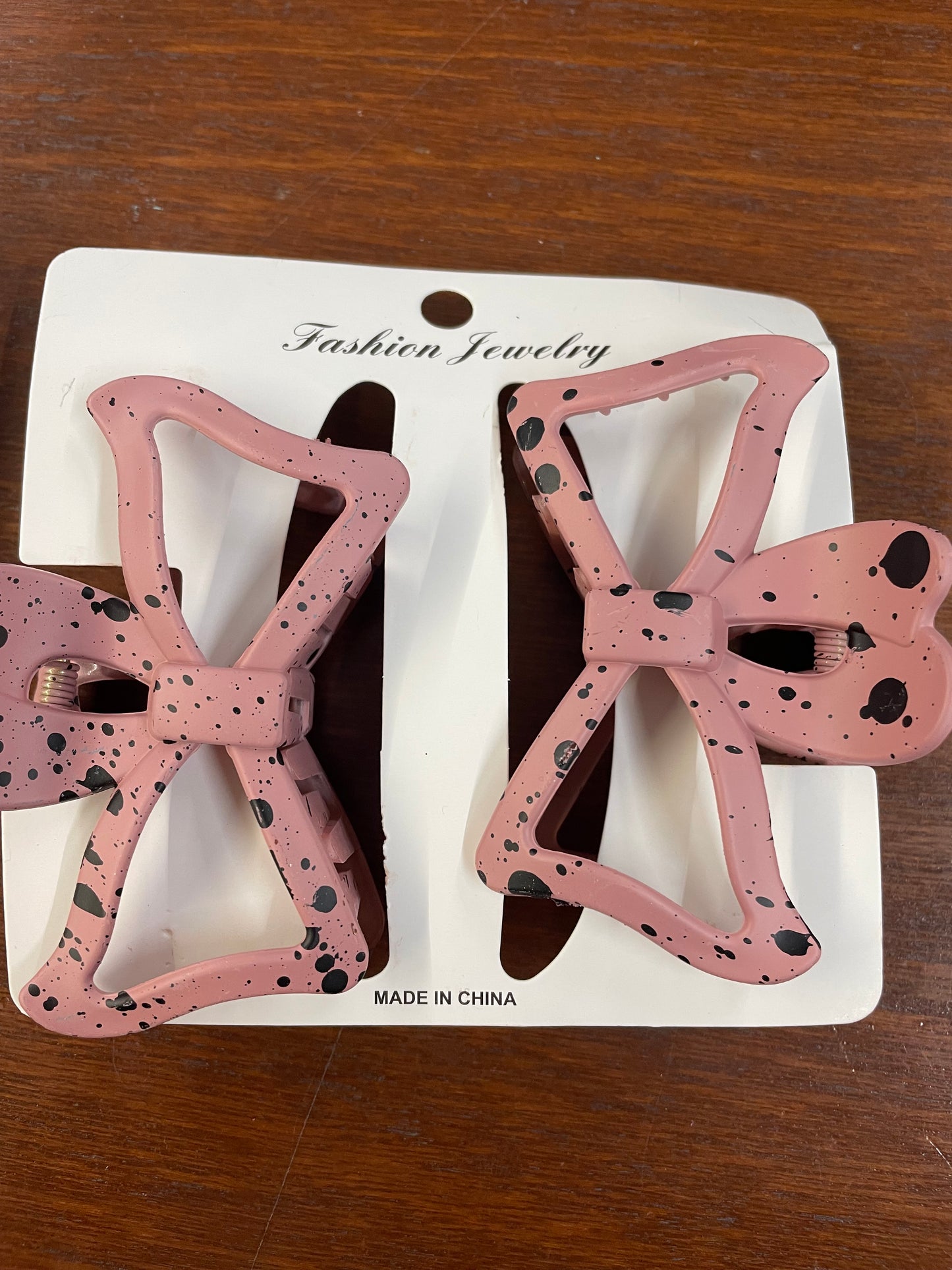 Splatter Bow Clips