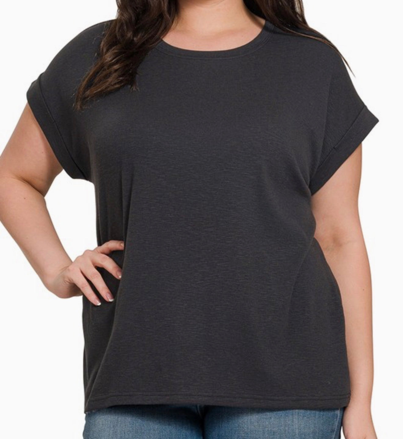 Rolled Sleeve Tee