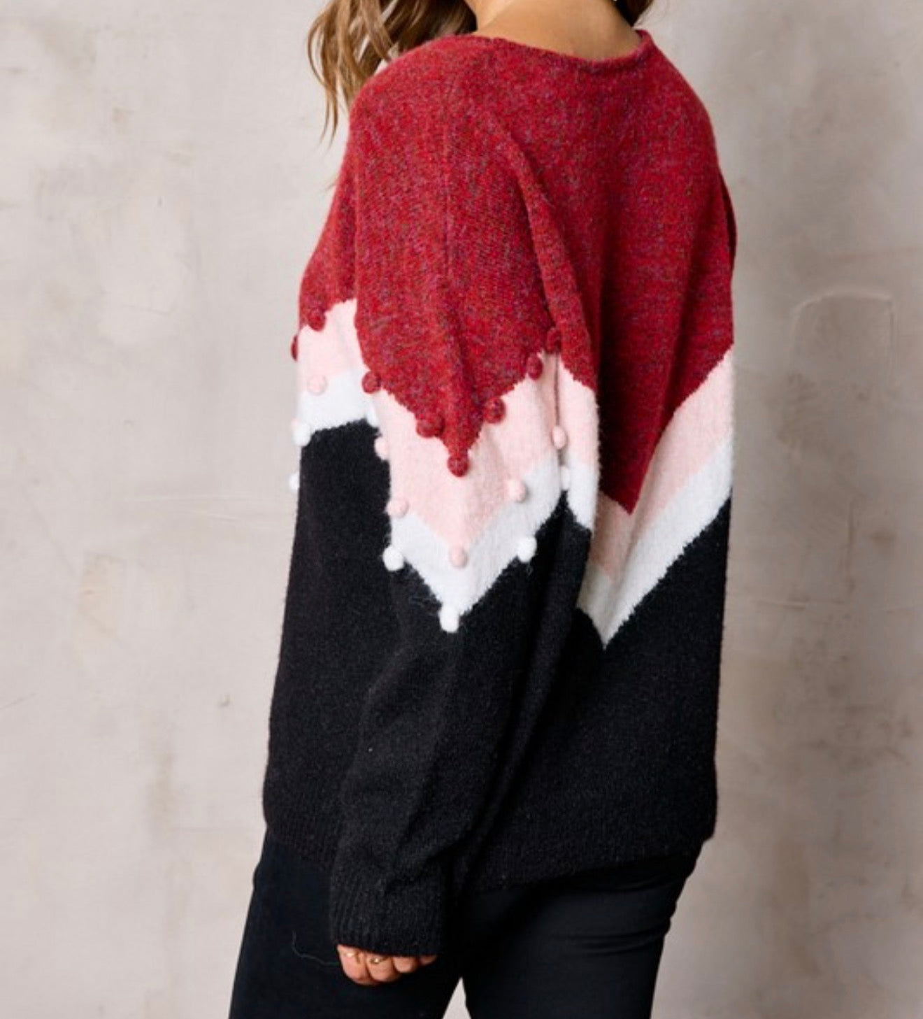 Cozy Pompom Sweater