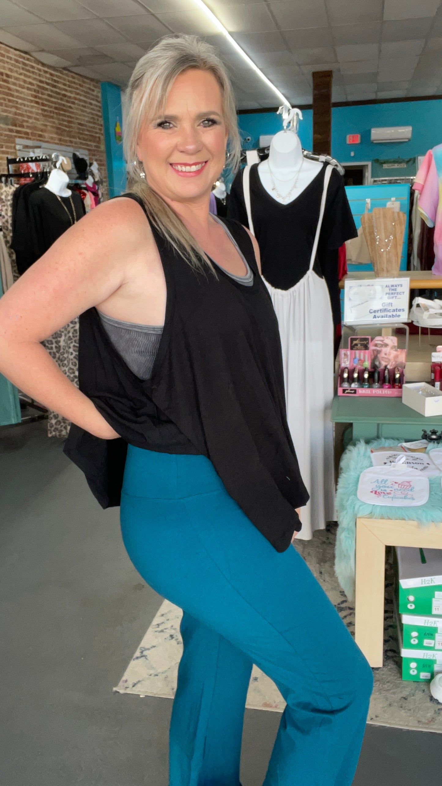 Teal Yoga Pants