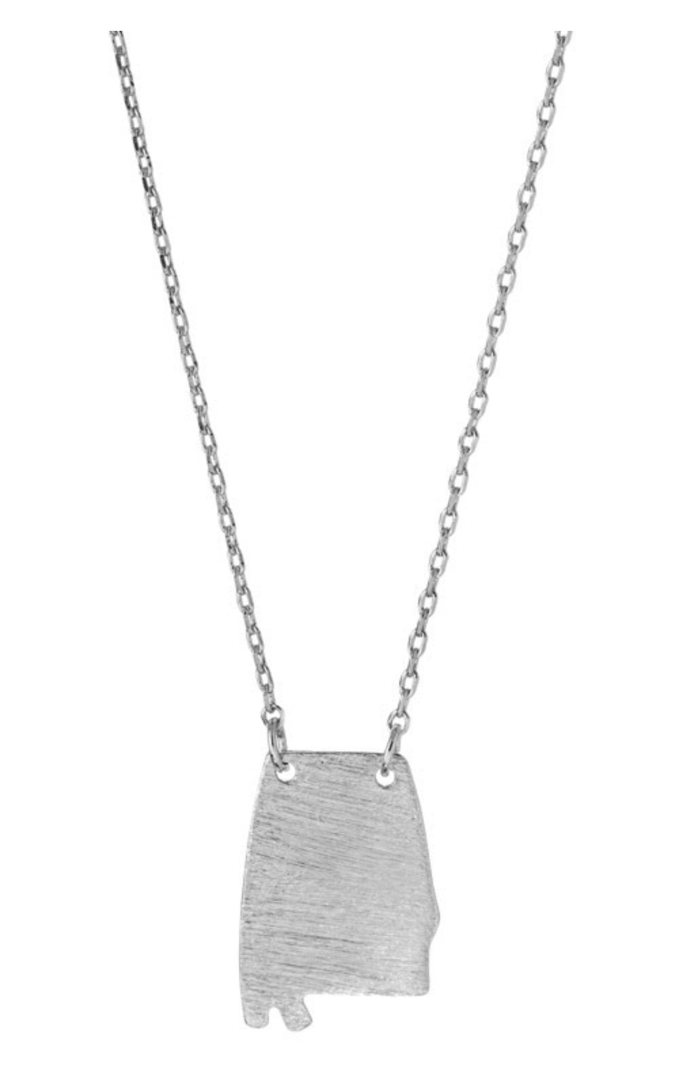 Dainty Alabama State Necklace