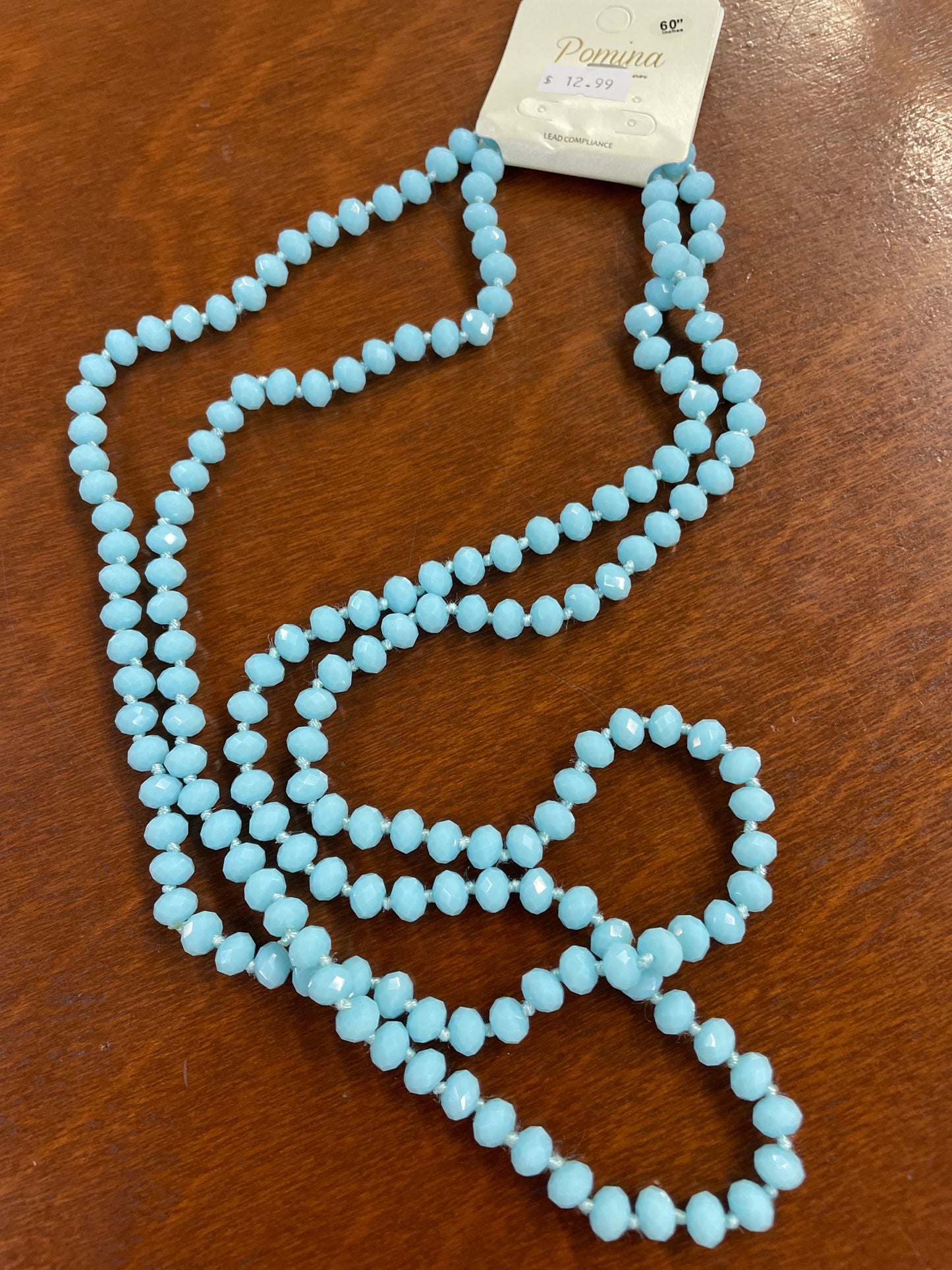 60” Beaded Wrap Necklace