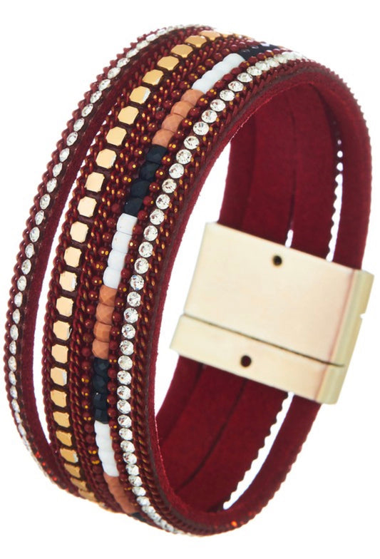 Mix Bead Magnetic Bracelet