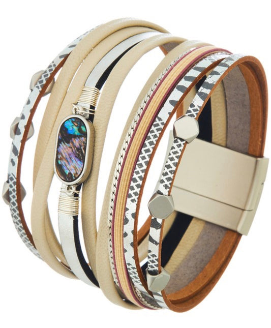 Abalone Magnetic Bracelet