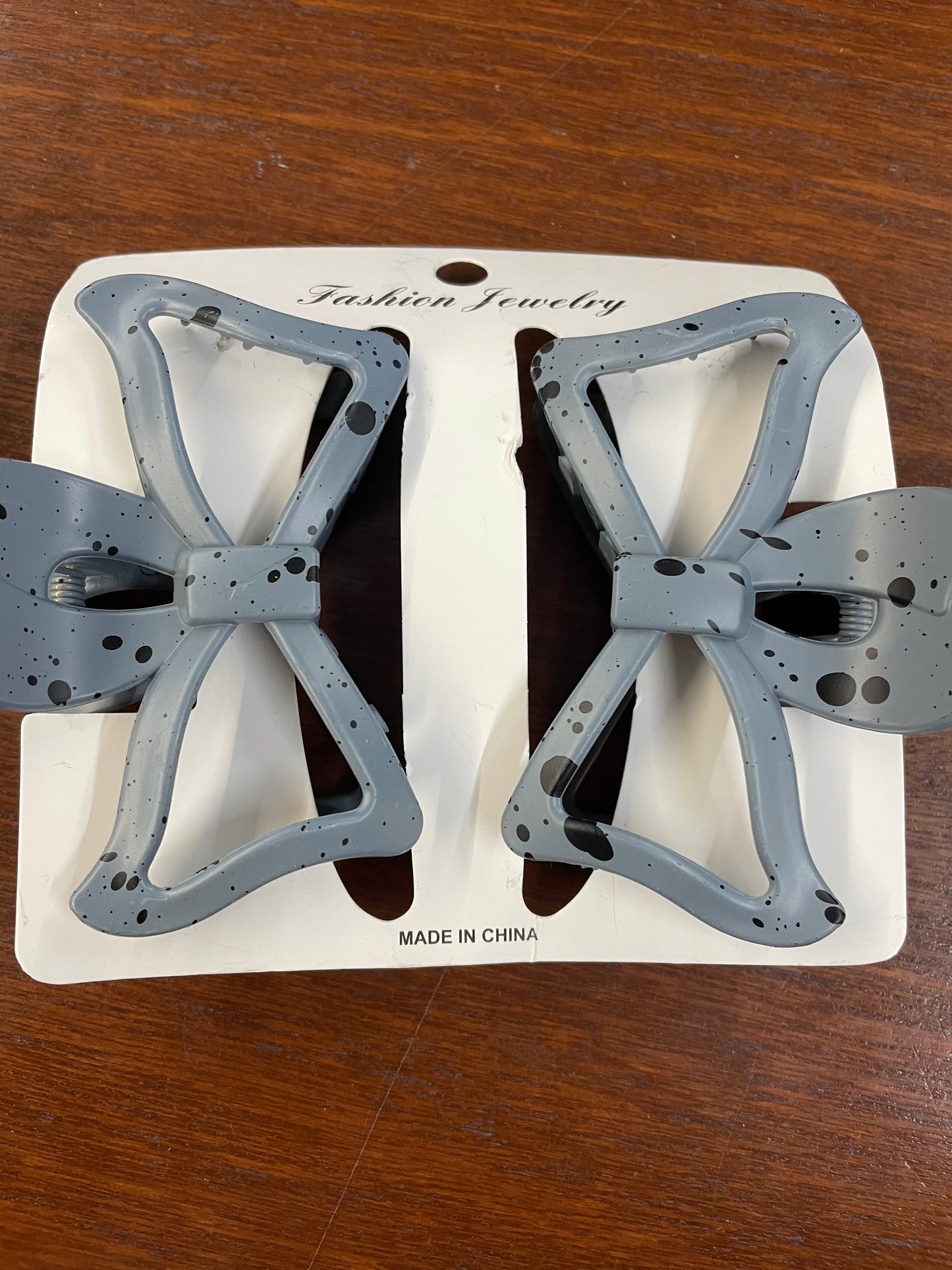 Splatter Bow Clips