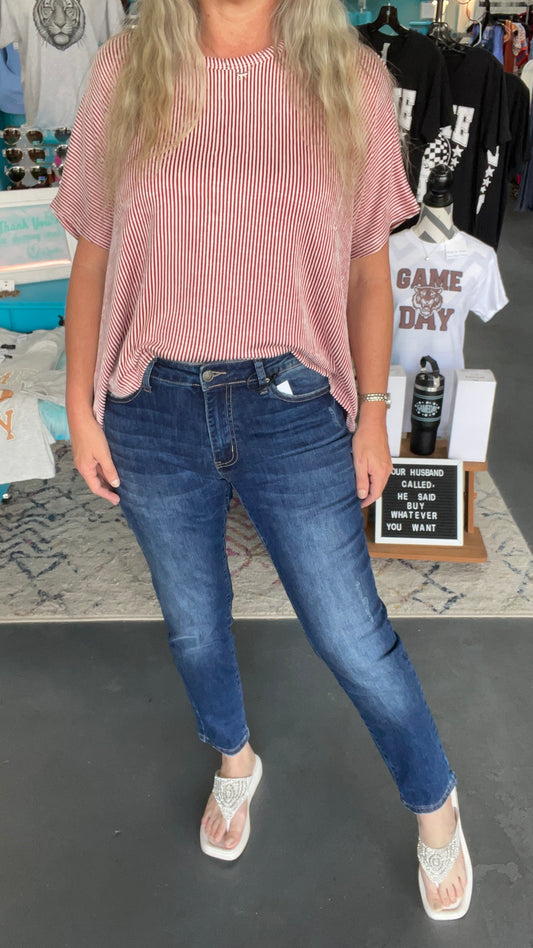 Mid-Rise Skinny Jeans