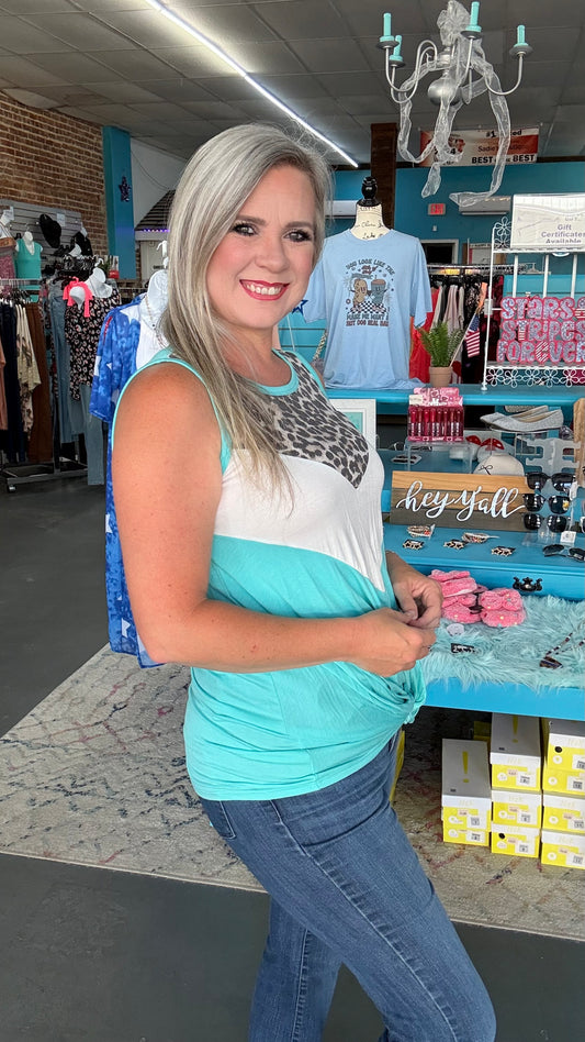 Leopard Chevron Tank