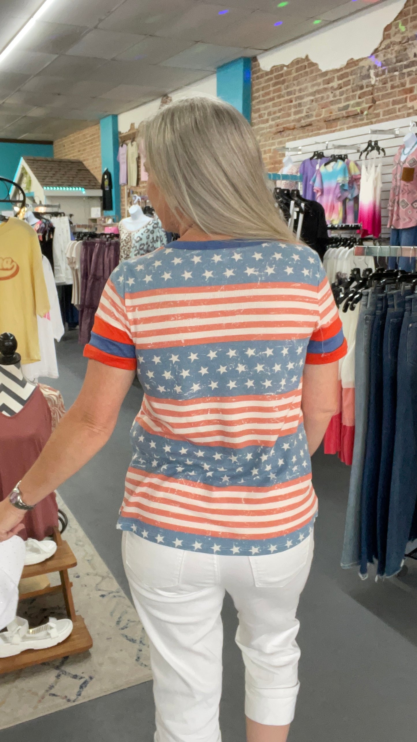 Patriot Waffle Tee