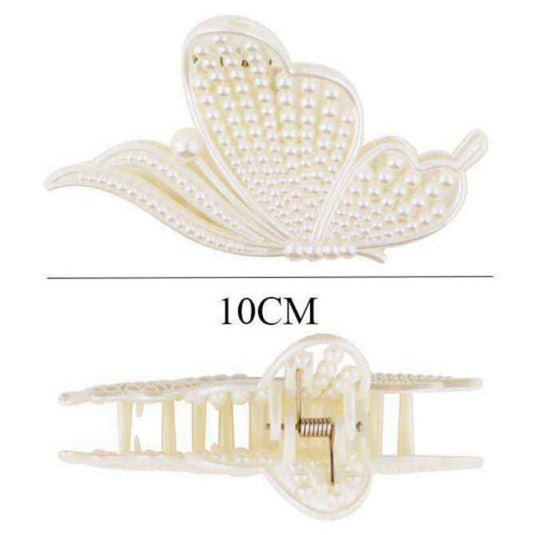 Pearl Butterfly Claw Clip