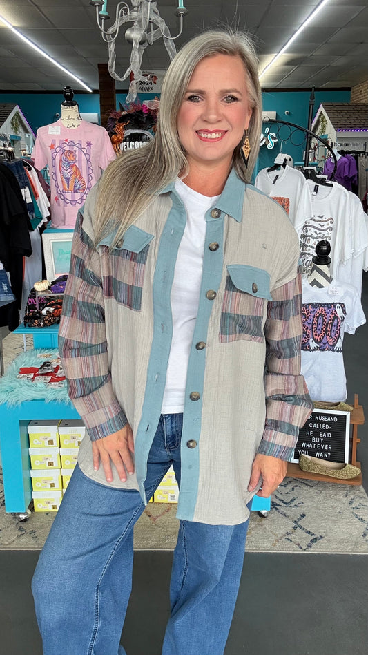 Oversized Plaid Shacket