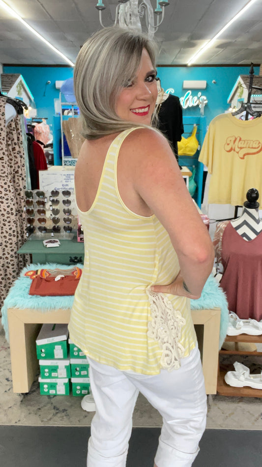 Crochet Accent Tank