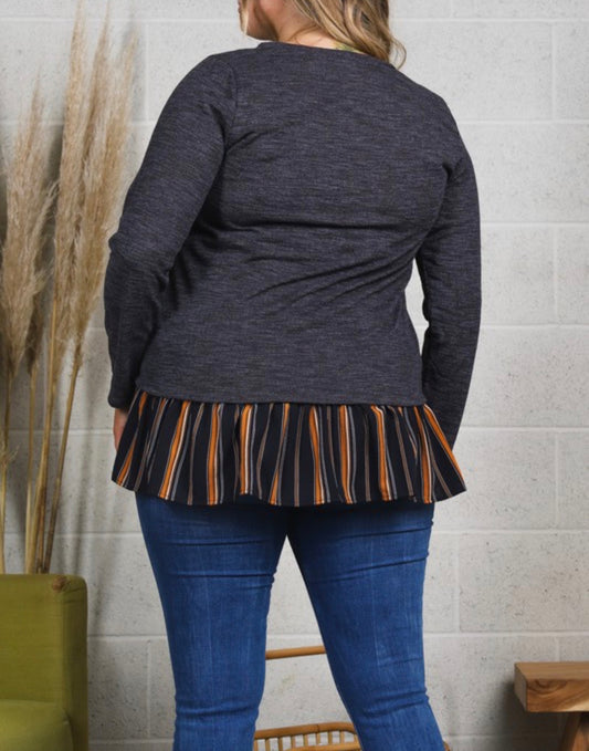 Ruffle Tunic-Plus