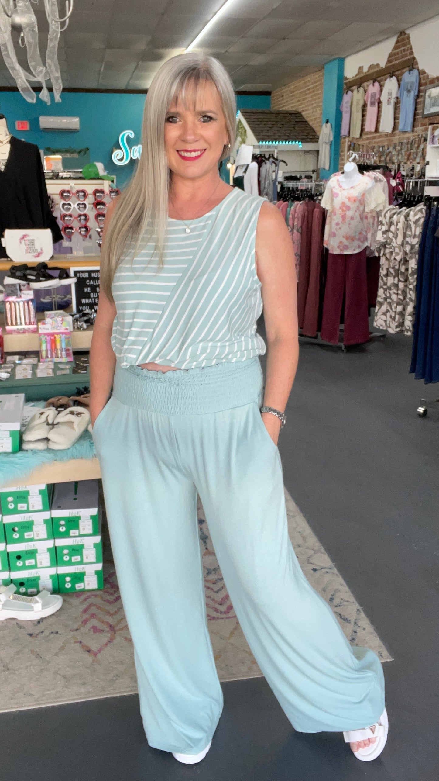 Palazzo Lounge Pants-Plus