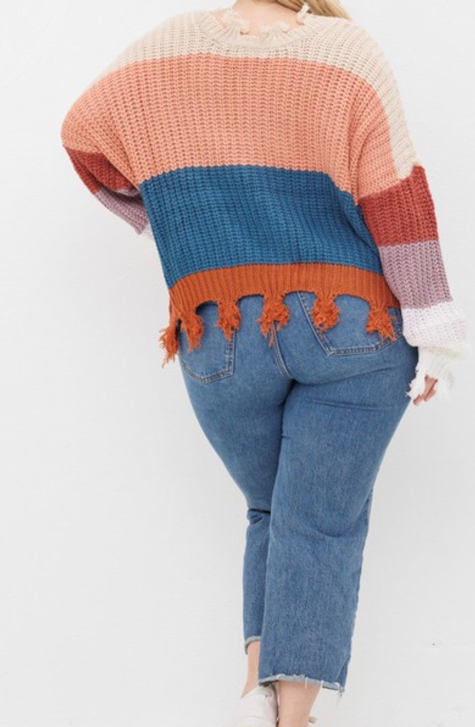 Oversized Stripe Sweater