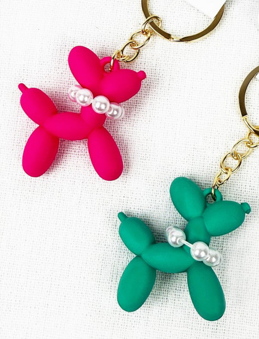 Balloon Dog Bag Charm