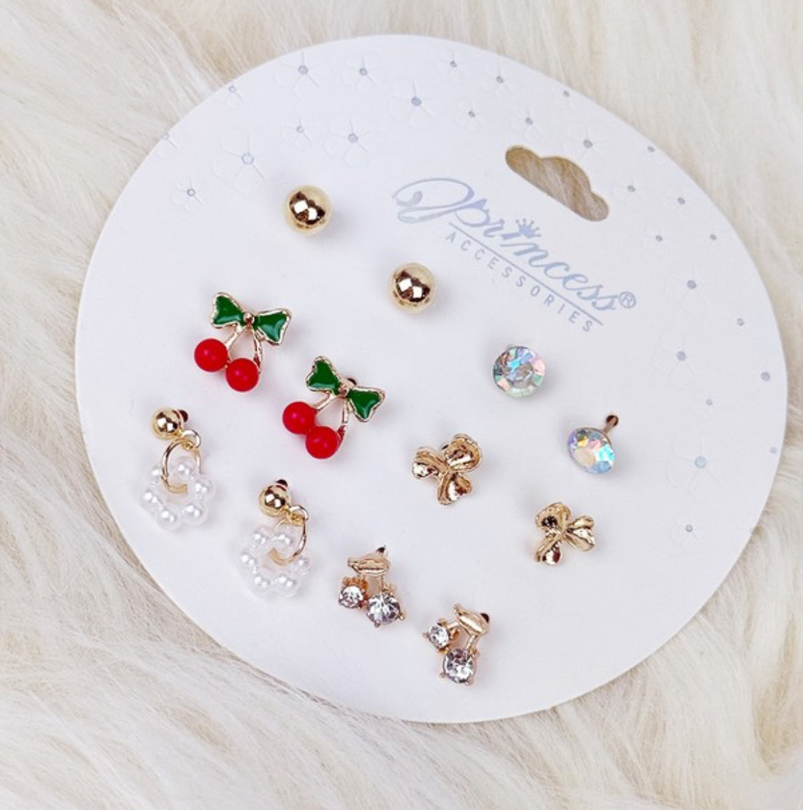 Cherry Earring Set