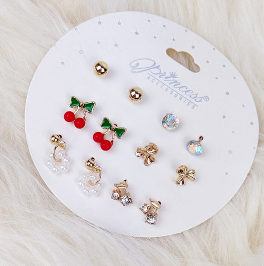Cherry Earring Set