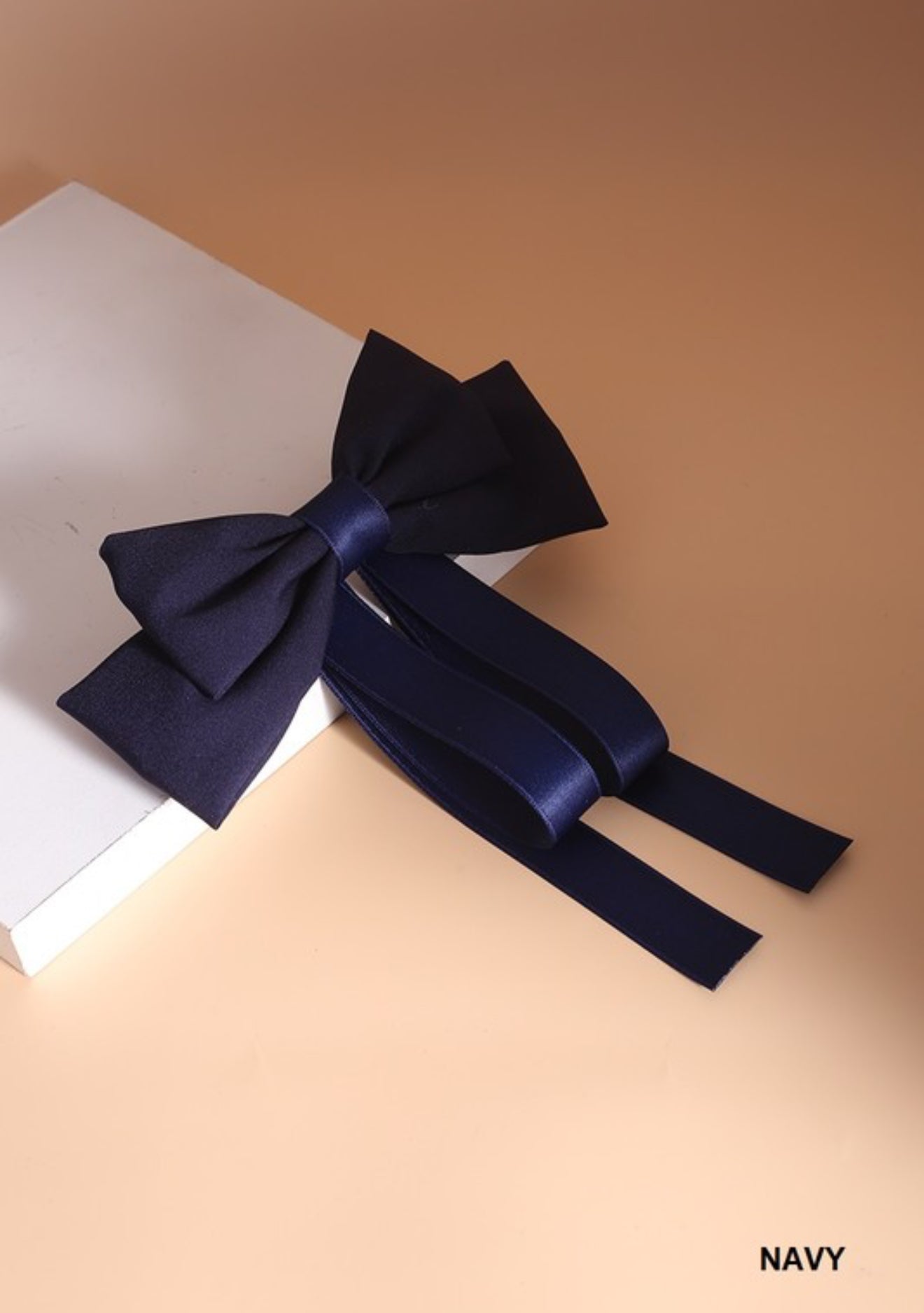 Satin Bow Barrette