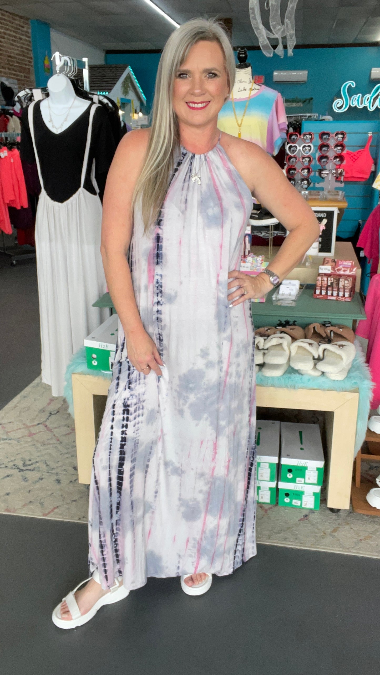 Tie Dye Maxi Dress