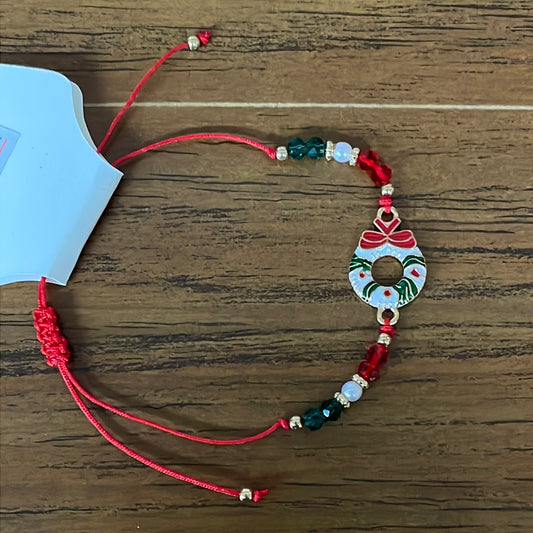 Christmas String Bracelet