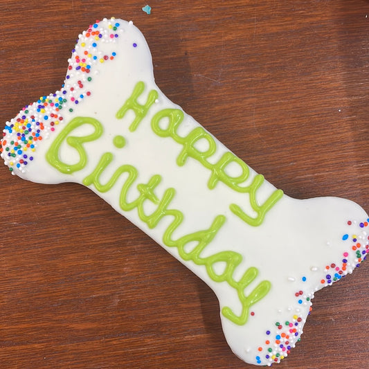 Birthday Dog Cookie