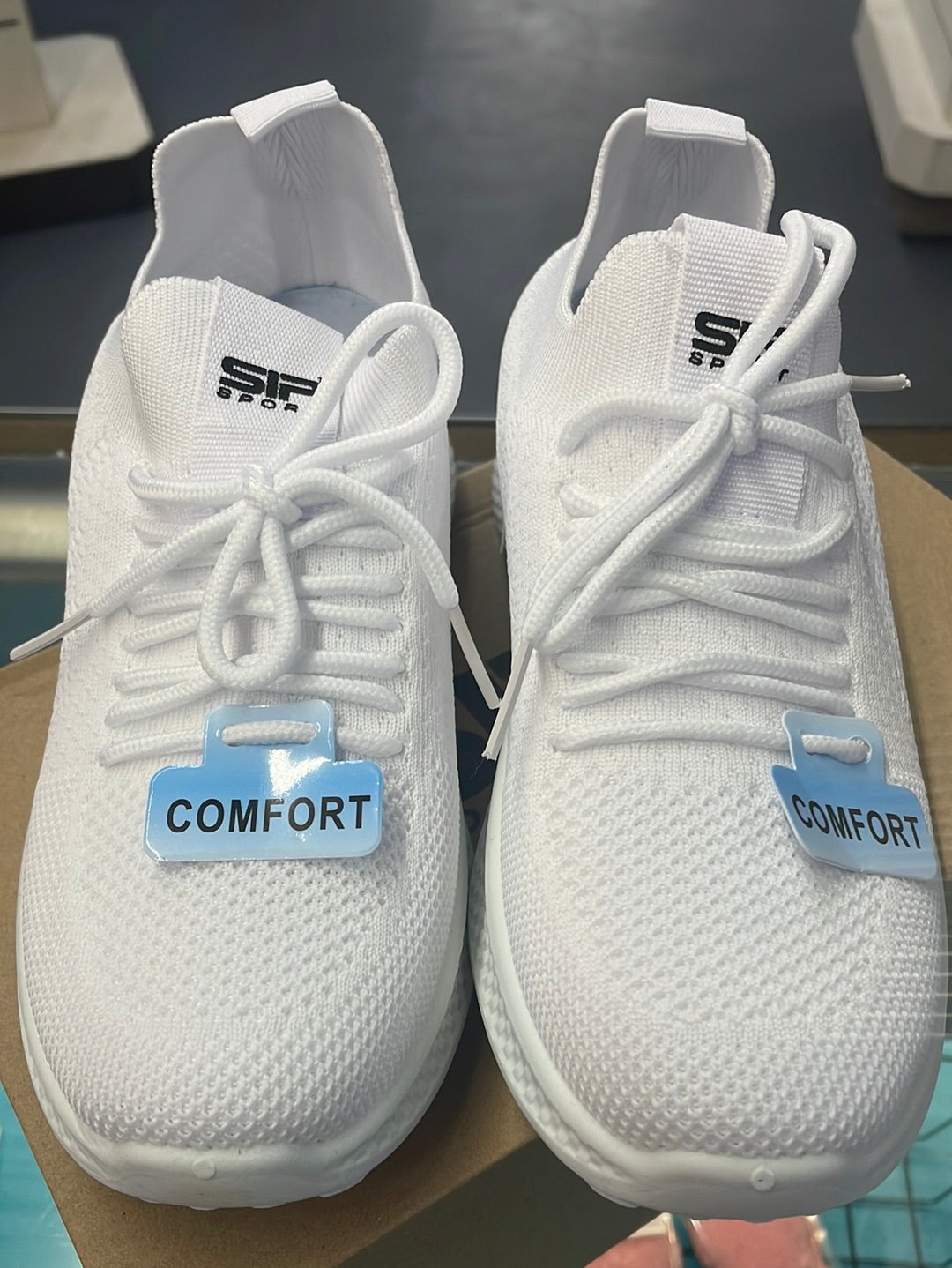 White Comfort Tennies