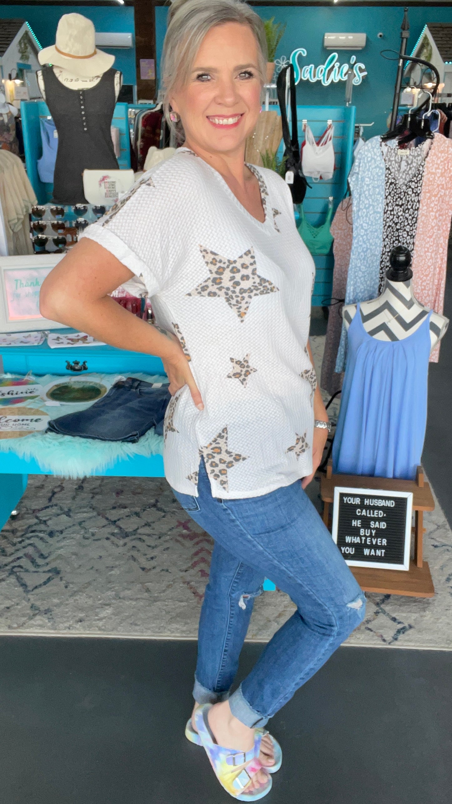 Star Waffle Tee