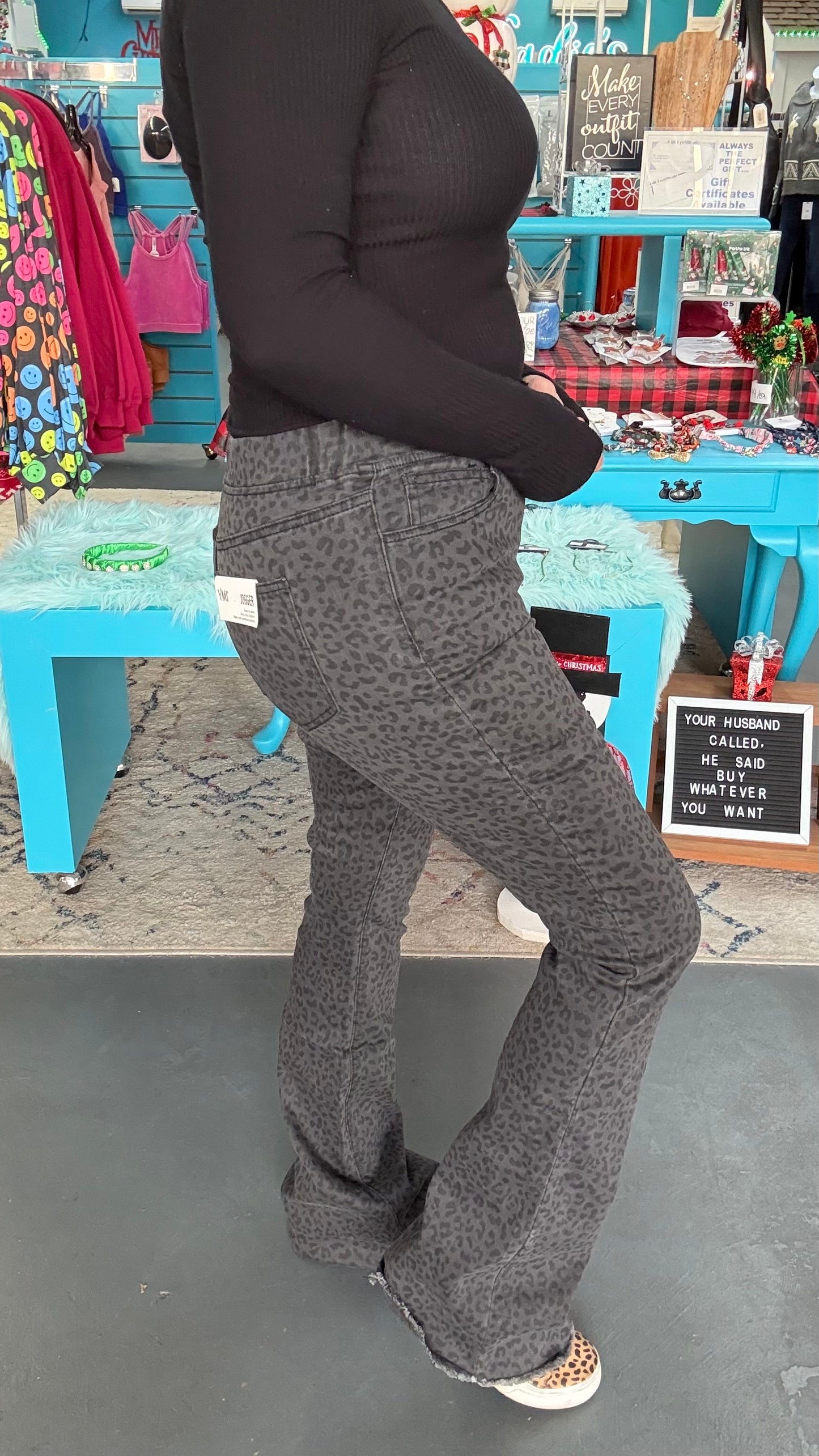Leopard Flare Joggers