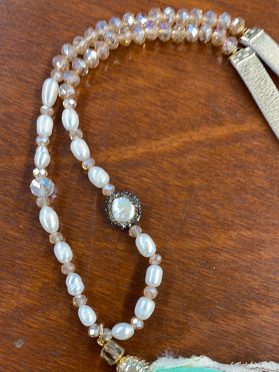 Rag Strip Necklace