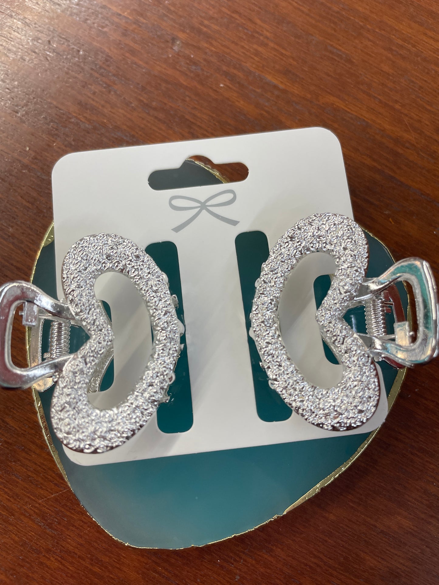 2pk Heart Clips