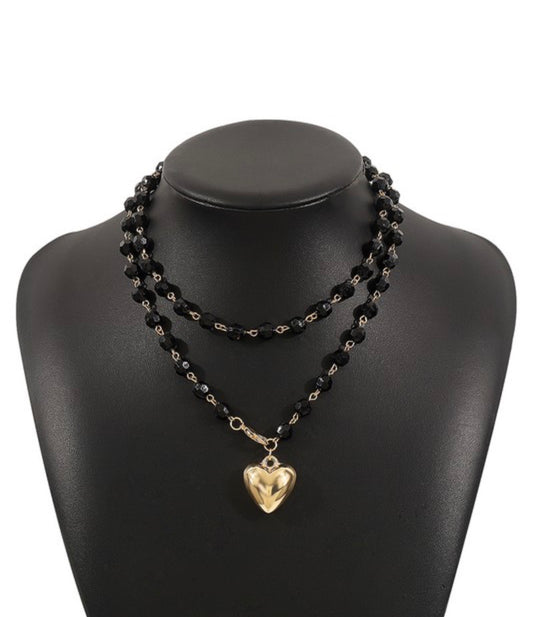 Long Heart Necklace