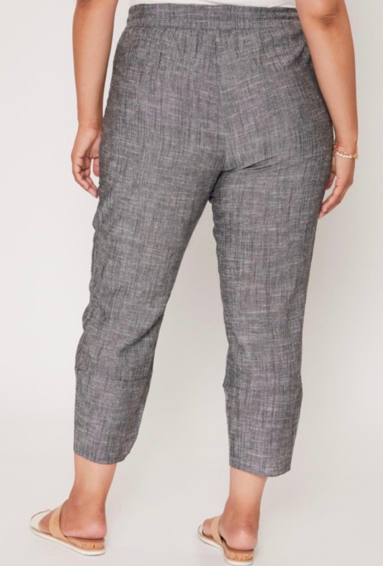 Linen Tulip Hem Pants