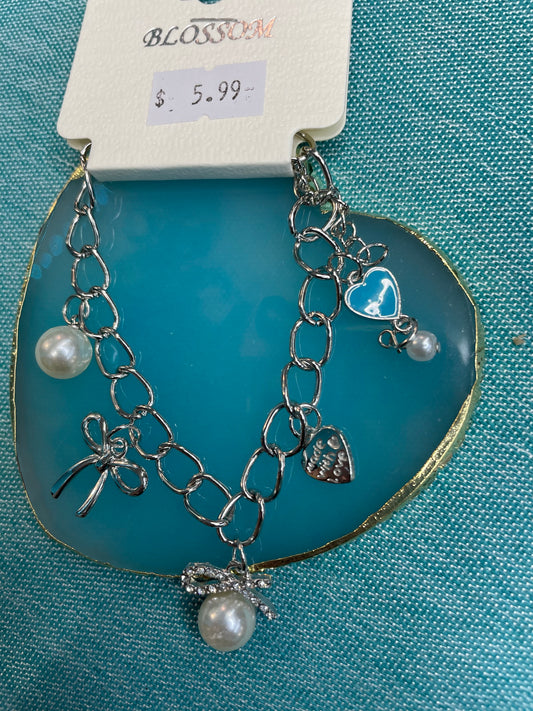 Bow Charm Bracelet