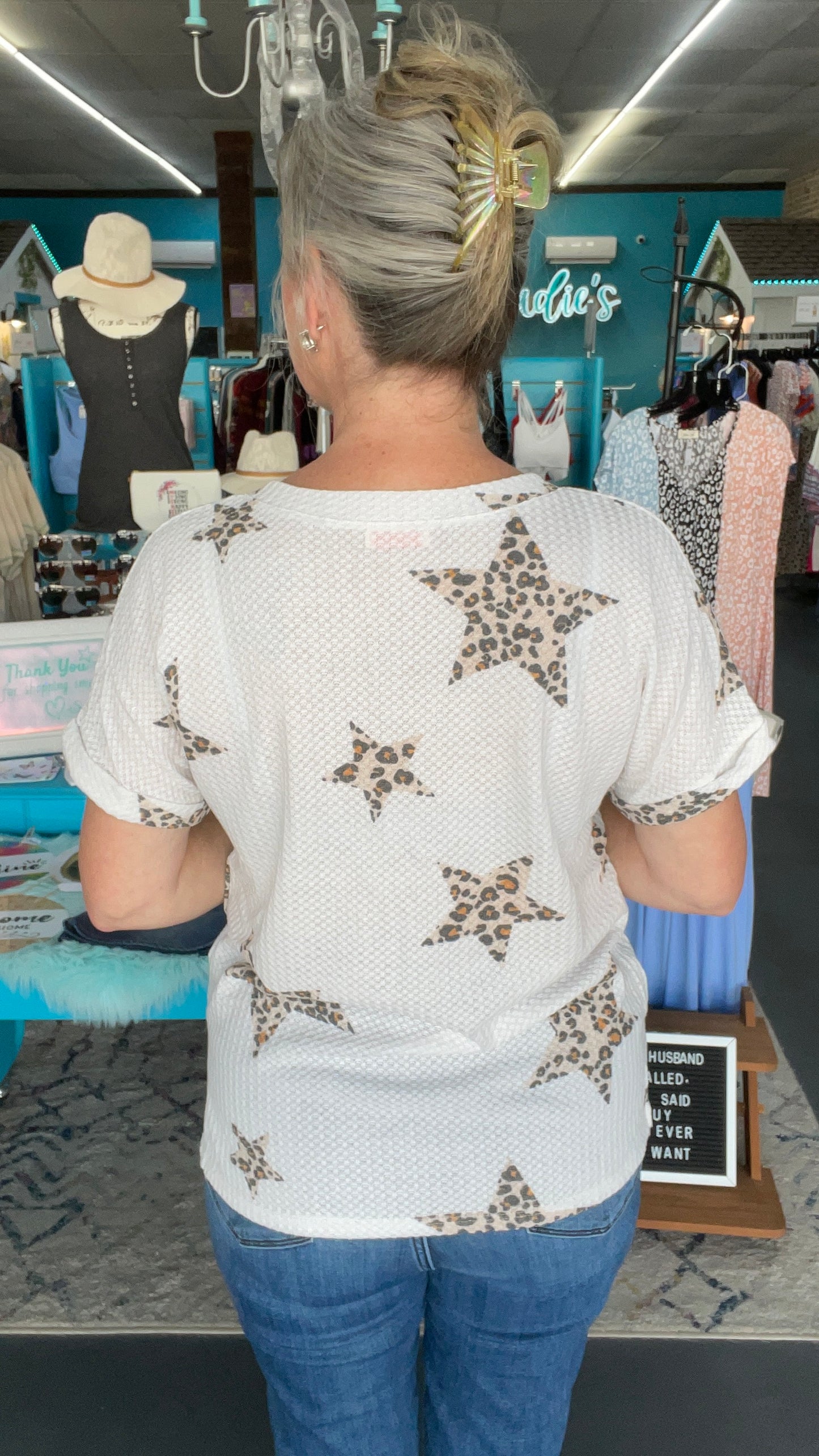 Star Waffle Tee
