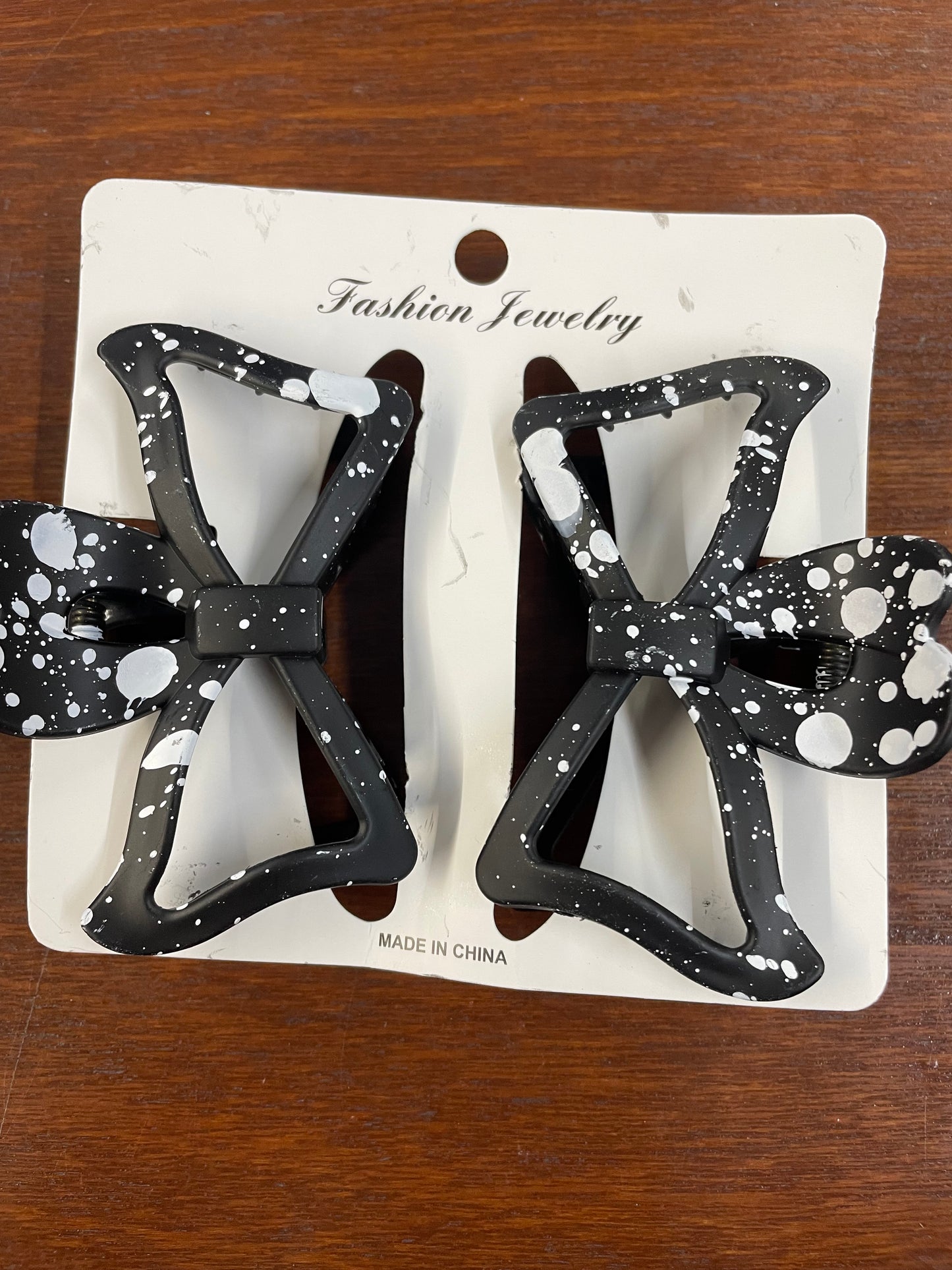 Splatter Bow Clips
