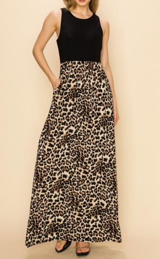 Leopard Maxi Dress
