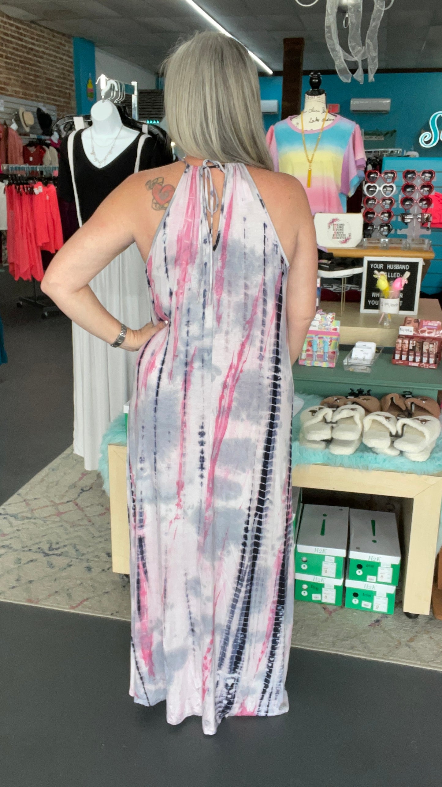 Tie Dye Maxi Dress