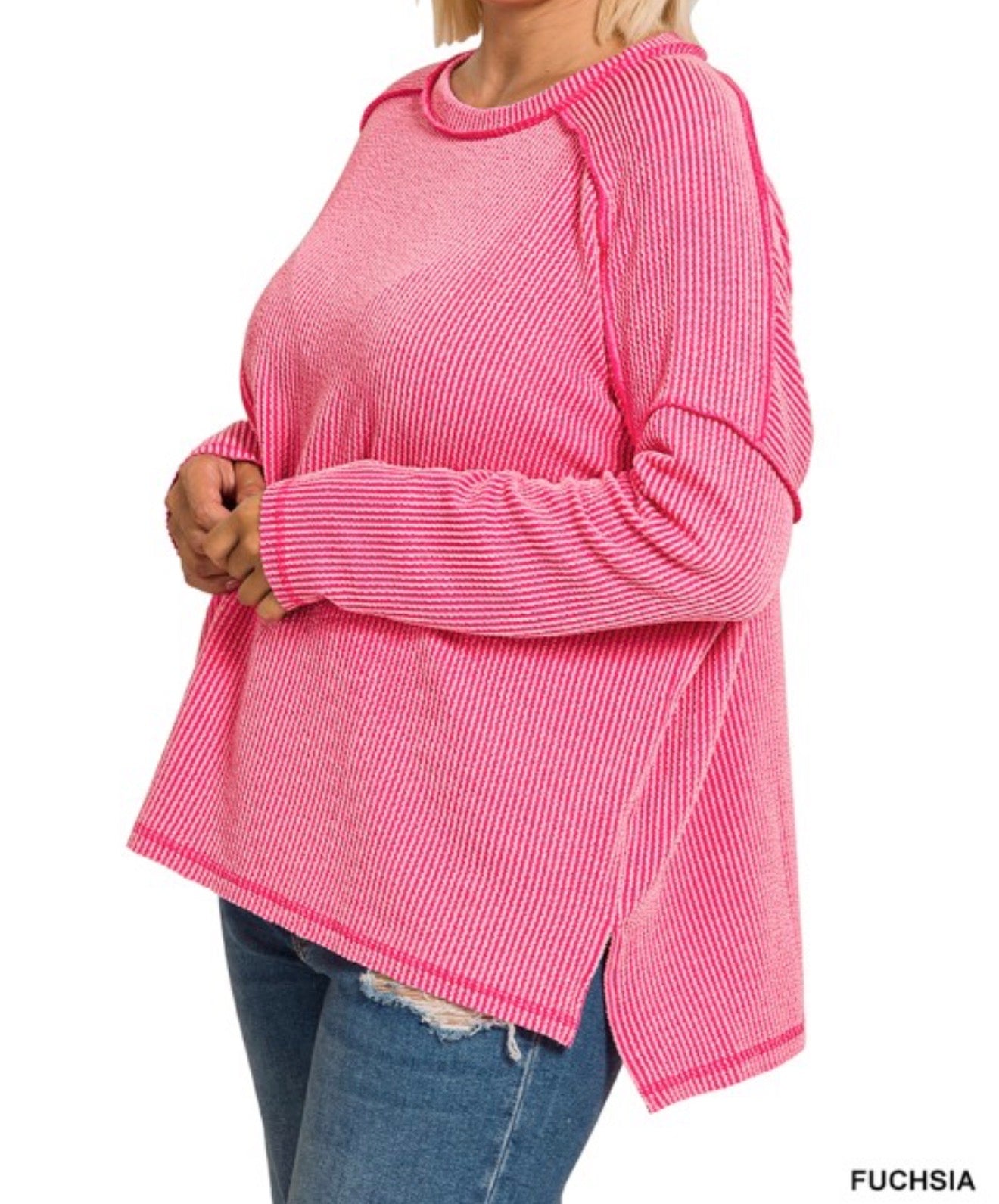 Long Sleeve Urban Ribbed Top